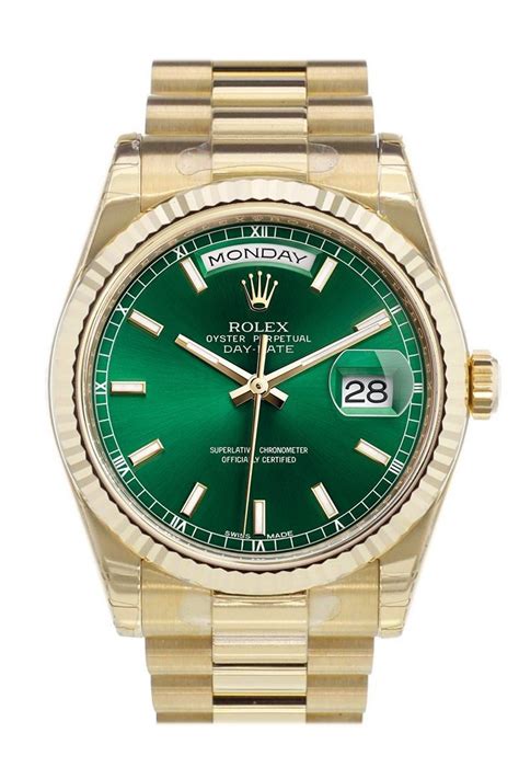 rolex day date 36 green|rolex day date 36 price.